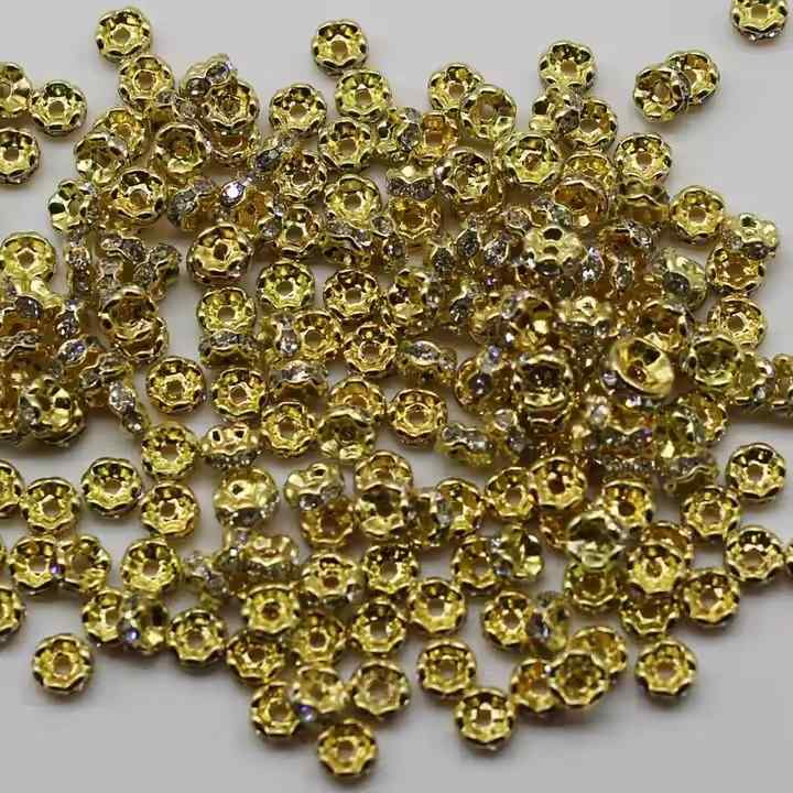 Gold spacer pack of 10
